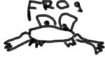 how draw a cartoon frog