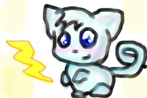 how to draw a anime super thunder dog