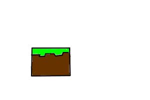 how to draw a bad minecraft block