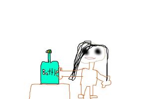 how to draw a bottle