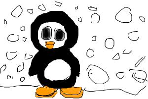 how to draw a chubby penguin