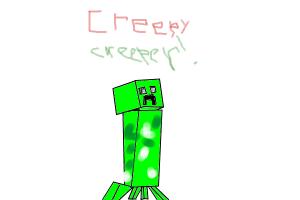 How to draw a Creepy Creeper