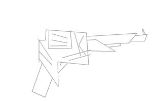 How to draw a hyper enegry gun
