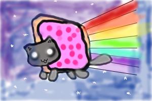 How to draw a nyan cat :3!