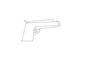 How to draw a pistol