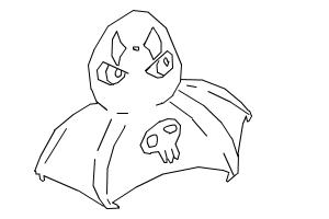 How to draw a Pokemon Vampire Octopus