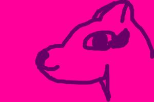 How to draw a purple and pink wolf!
