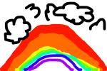 how to draw a rainbow (messed up)
