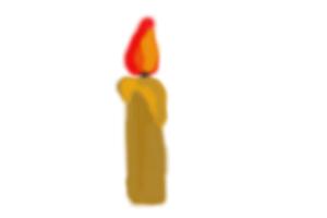 How to draw a Real Candle