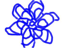 How to draw a weird flower...