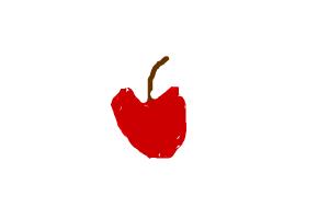 How to draw an apple