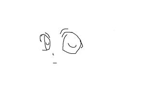 how to draw anime eyes 3/4 view