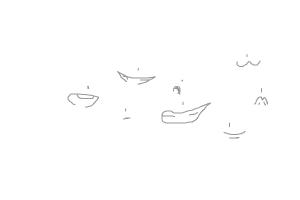 how to draw anime mouths