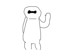 How to draw baymax