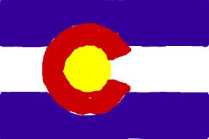 how to draw colorado flag