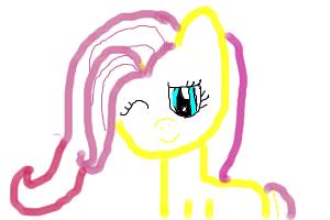 how to draw fluttershy