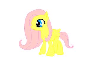 how to draw fluttershy with long hair