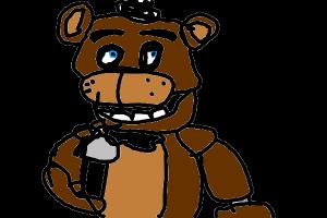 how to draw freddy fazbear