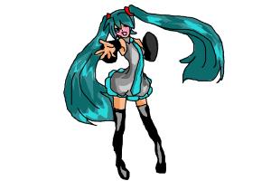 how to draw hatsune miku