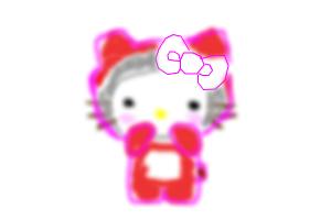 How to draw hello kitty