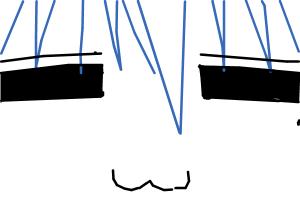 How to draw Konata's face