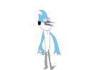 how to draw mordecai of regular show