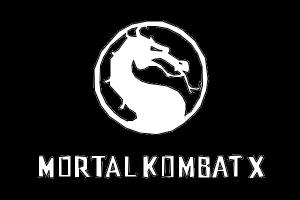 how to draw mortal kombat X logo