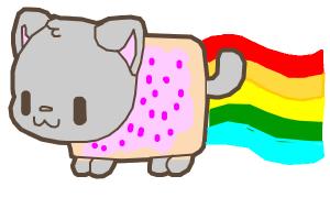 How to draw Nyan Cat