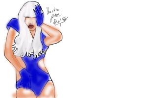 how to draw of lady gaga