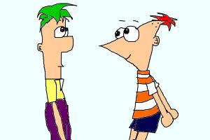 how to draw phineas and ferb