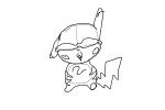 How To Draw Pikachu Gangnam Style