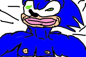 how to draw sonic