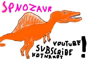 how to draw spinozaur by kotka kot