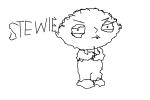 how to draw Stewie Griffin