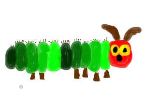 how to draw the very hungry catipillar