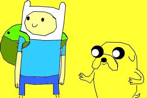 How to drw Finn & Jake