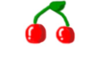 How to paint cherries