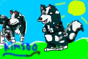 I Have Spots...wolf dawing