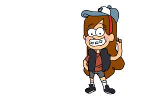 Mable in Dipper's Clothes