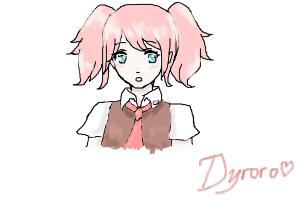 Manga schoolgirl