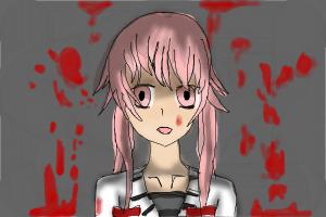 Mirai nikki blood cover