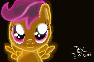 MLP scootaloo neon