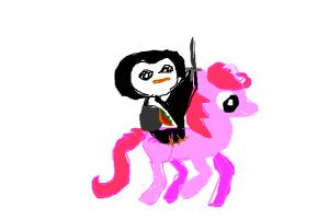 penguin on a unicorn ( redoo)