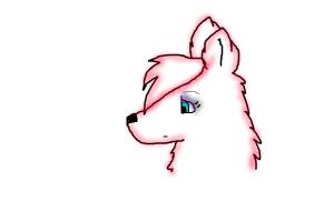pink wolf awesome