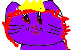 purple kitty