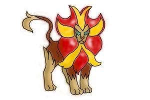 Pyroar from Pokemon