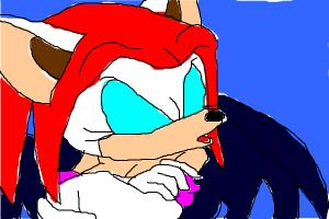 Rouge as Knuckles