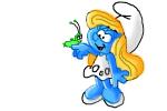 Smurfette and Catterpillar