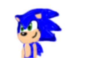 sonic the hedgehog new shaded too!