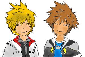 Sora and Roxas KH